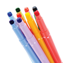 Load image into Gallery viewer, Ooly - Confetti Stamp: Double Ended Markers - Set of 9