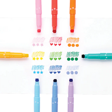 Load image into Gallery viewer, Ooly - Confetti Stamp: Double Ended Markers - Set of 9