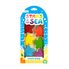 Load image into Gallery viewer, Ooly - Stars of the Sea Starfish Crayons - Set of 6