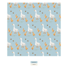 Load image into Gallery viewer, Print Footie With 2 Way Zipper - Spring Sky Feeding Ducks