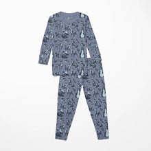 Load image into Gallery viewer, Kickee Pants - Print Long Sleeve Pajama Set - Moonlight Scandinavian Animals