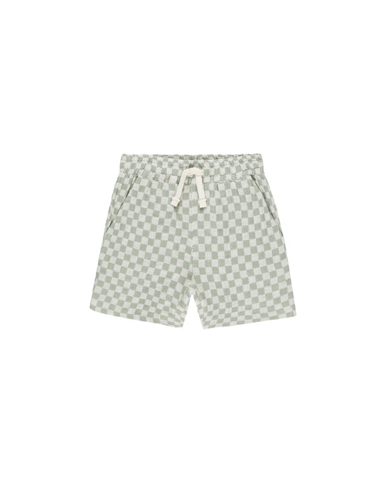 Rylee + Cru - Bermuda Short - Sage Check