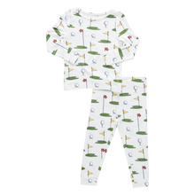 Load image into Gallery viewer, Pink Chicken - Kids Bamboo PJ Set - Golf Tournament
