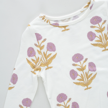 Load image into Gallery viewer, Pink Chicken - Kids Bamboo PJ Set - Lavender Dandelion
