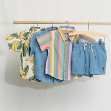 Load image into Gallery viewer, Pink Chicken - Boys Calvin Short - Surfboard Embroidery