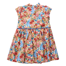 Load image into Gallery viewer, Pink Chicken - Girls Fatima Dress - Watercolor Meadow