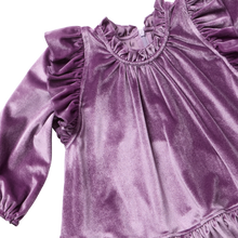 Load image into Gallery viewer, Pink Chicken - Harper Dress - Lavender Velour