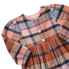 Load image into Gallery viewer, Pink Chicken - Girls Mae Dress - Hayride Plaid