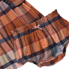 Load image into Gallery viewer, Pink Chicken - Baby Girls Mae Dress Set - Hayride Plaid