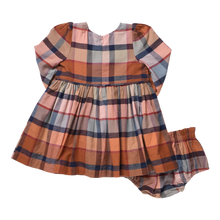 Load image into Gallery viewer, Pink Chicken - Baby Girls Mae Dress Set - Hayride Plaid