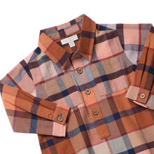 Load image into Gallery viewer, Pink Chicken - Baby Boys Easton Jumper - Hayride Plaid