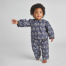 Load image into Gallery viewer, Pink Chicken - Baby Girl's Dawson 2 Piece Set - Navy Strawflower