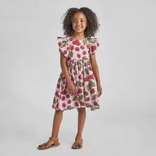 Load image into Gallery viewer, Pink Chicken - Girls Elsie Dress - lavender raspberries