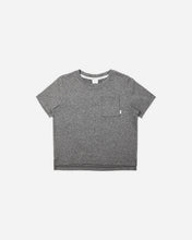 Load image into Gallery viewer, Rylee + Cru - Cove Essential Pocket Tee - Heathered Black