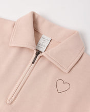 Load image into Gallery viewer, RYLEE + CRU - QUARTER ZIP SWEATSHIRT - BLUSH
