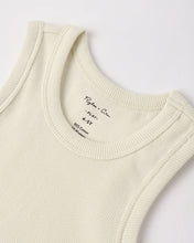 Load image into Gallery viewer, RYLEE + CRU - RIBBED TANK SET - NATURAL, HEATHERED MARINE