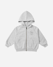 Load image into Gallery viewer, Rylee + Cru - Zip Raglan Hoodie - Heathered Ash