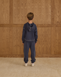 Rylee + Cru - Coast Hoodie - Heathered Navy