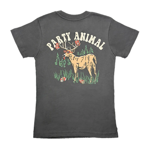 Tiny Whales - Party Animal T-Shirt - Vintage Black