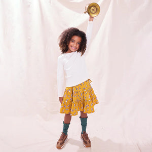 Pink Chicken - Seesaw Long Sleeve Rib T-Shirt - Cream