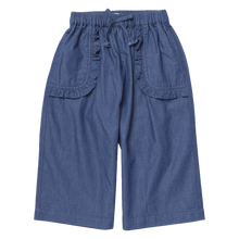 Load image into Gallery viewer, Pink Chicken - Girls Bailey Ruffle Pant - Chambray