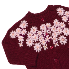 Load image into Gallery viewer, Pink Chicken - Blossom Sweater - Pink Flower Embroidery