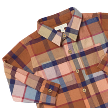 Load image into Gallery viewer, Pink Chicken - Boys Long Sleeve Jack Shirt - Hayride Plaid