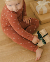 Load image into Gallery viewer, Quincy Mae - Bamboo Pajama Set - Candy Canes