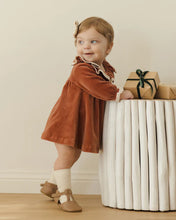 Load image into Gallery viewer, Quincy Mae - Velour Baby Dress - Cranberry