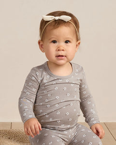 Quincy Mae - Bamboo Pajama Set - Blue Ditsy