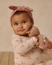 Load image into Gallery viewer, Quincy Mae - Velour Bow Headband - Candy Stripe