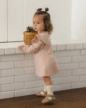 Load image into Gallery viewer, Quincy Mae - Long Sleeve Flutter Dress - Dusty Rose