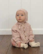 Load image into Gallery viewer, Quincy Mae - Bubble Knit Cardigan - Dusty Rose Speckle
