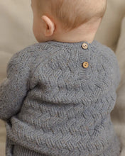Load image into Gallery viewer, Quincy Mae - Knit Sweater - Heathered Slate