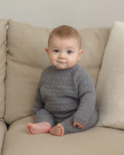 Load image into Gallery viewer, Quincy Mae - Knit Sweater - Heathered Slate