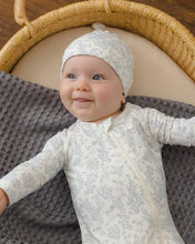 Load image into Gallery viewer, Quincy Mae - Bamboo Zip Footie - Cloud Floral