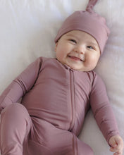 Load image into Gallery viewer, Quincy Mae - Bamboo Zip Footie - Mulberry