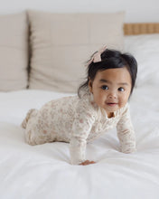 Load image into Gallery viewer, Quincy Mae - Zip Long Sleeve Sleeper Footie - Floral Vine