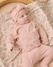 Load image into Gallery viewer, Quincy Mae - Wrap Top + Footed Pant - Dusty Rose