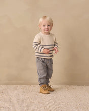 Load image into Gallery viewer, Quincy Mae - Rex sweater - Slate Stripe