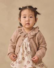 Load image into Gallery viewer, Quincy Mae - Ruffle Collar Cardigan - Heathered Almond
