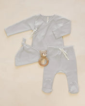 Load image into Gallery viewer, Quincy Mae - Wrap Top + Footed Pant Set - Cloud