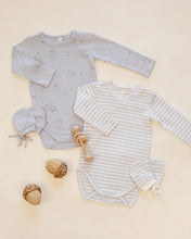 Load image into Gallery viewer, Quincy Mae - Jersey Bodysuit 2 Pack - Squirrel, Cloud Stripe