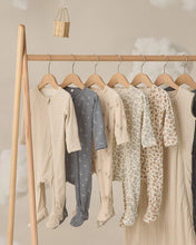 Load image into Gallery viewer, Quincy Mae - Bamboo Zip Footie - Oat Gingham