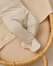 Load image into Gallery viewer, Quincy Mae - Bamboo Zip Footie - Oat Gingham