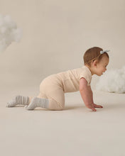 Load image into Gallery viewer, Quincy Mae - Ribbed Henley Bodysuit - Ecru