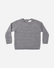 Load image into Gallery viewer, Quincy Mae - Knit Sweater - Heathered Slate