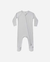Load image into Gallery viewer, Quincy Mae - Bamboo Zip Footie - Cloud