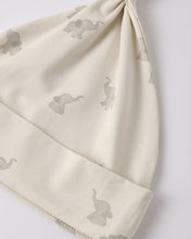Load image into Gallery viewer, Quincy Mae - Bamboo Baby Gown + Hat Set - Elephants
