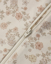 Load image into Gallery viewer, Quincy Mae - Zip Long Sleeve Sleeper Footie - Floral Vine